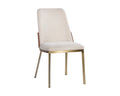 Marie Dining Chair - Belfast Oatmeal / Bravo Cognac