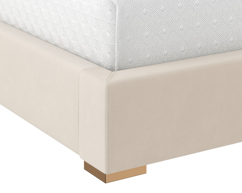 Alisha Bed - King - Meg Taupe