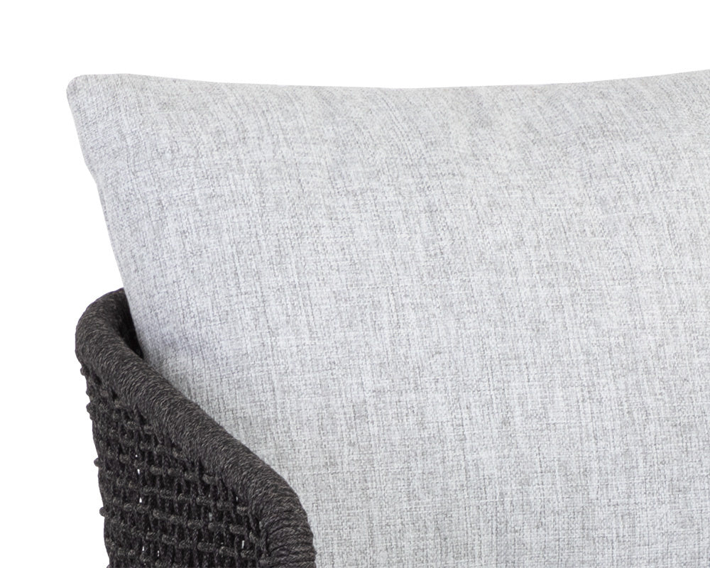 Capri Counter Stool - Smoke Grey - Copacabana Marble