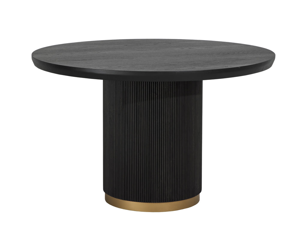 Kalla Dining Table - Round - Charcoal - 48"