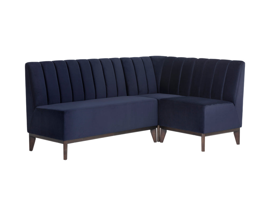 Kosovo Banquette - Brown - Abbington Navy