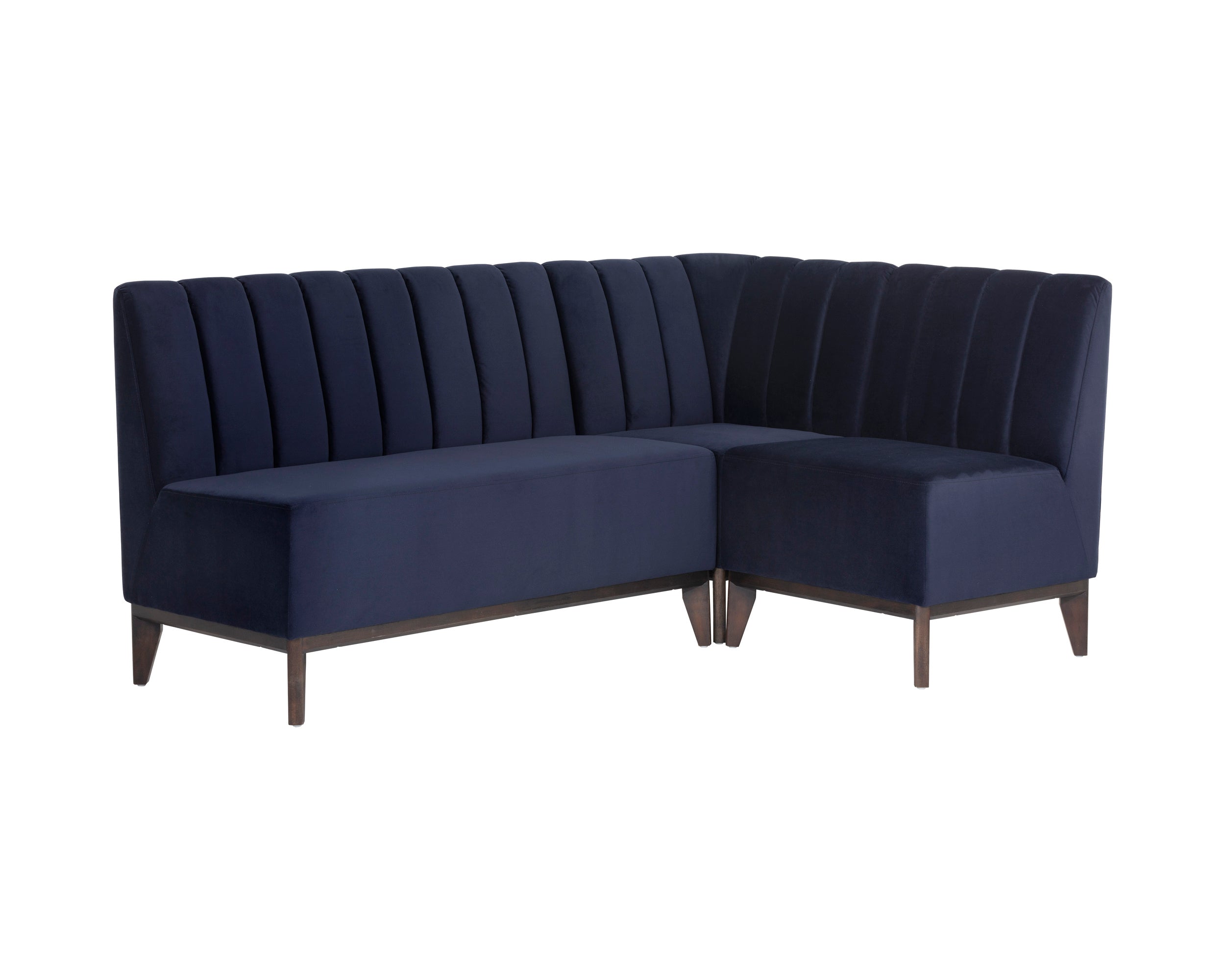 Kosovo Banquette - Brown - Abbington Navy