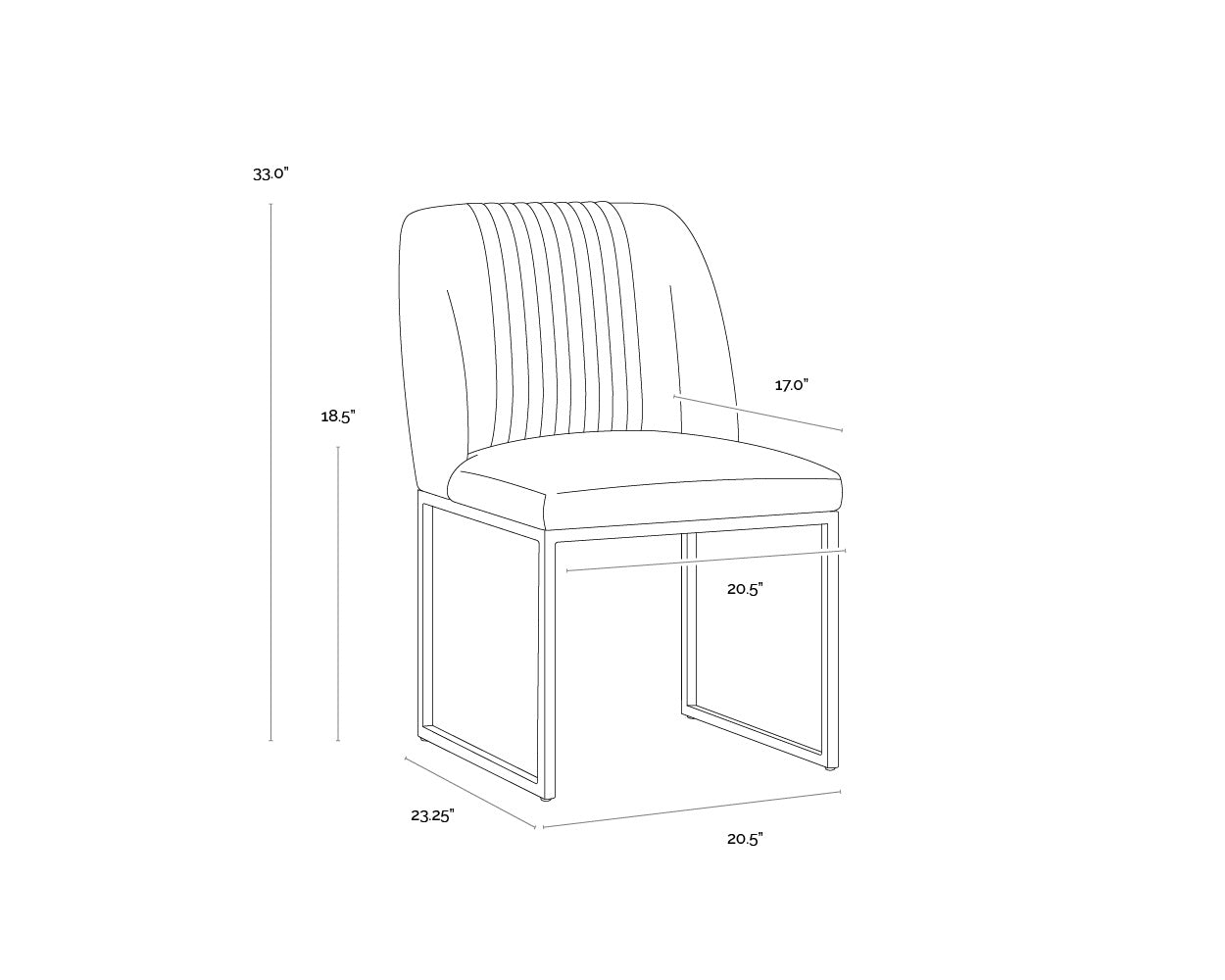 Nevin Dining Chair - Shadow Grey