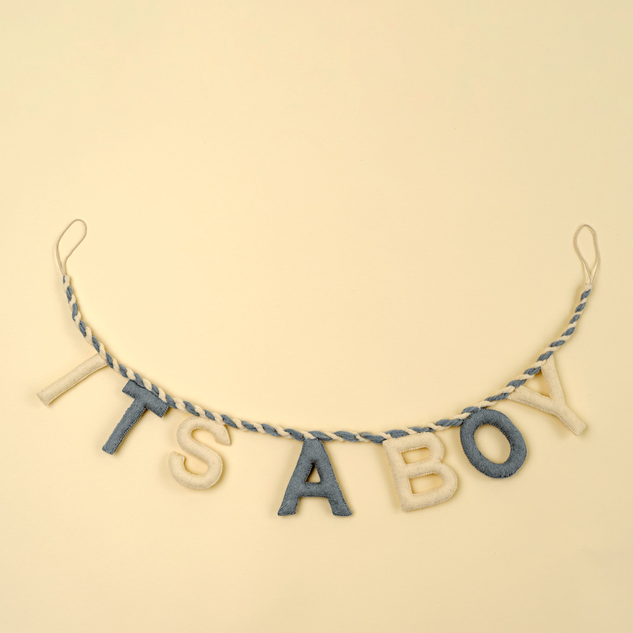 It's a Boy Felt Garland