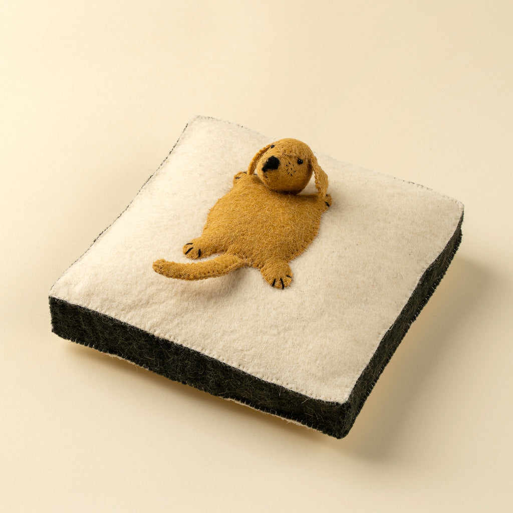 Dog Felt Wall Plaque