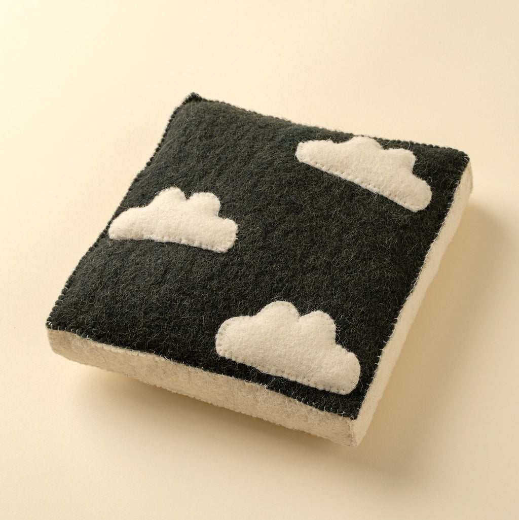 Cloudy Day Felt Wall Plaque