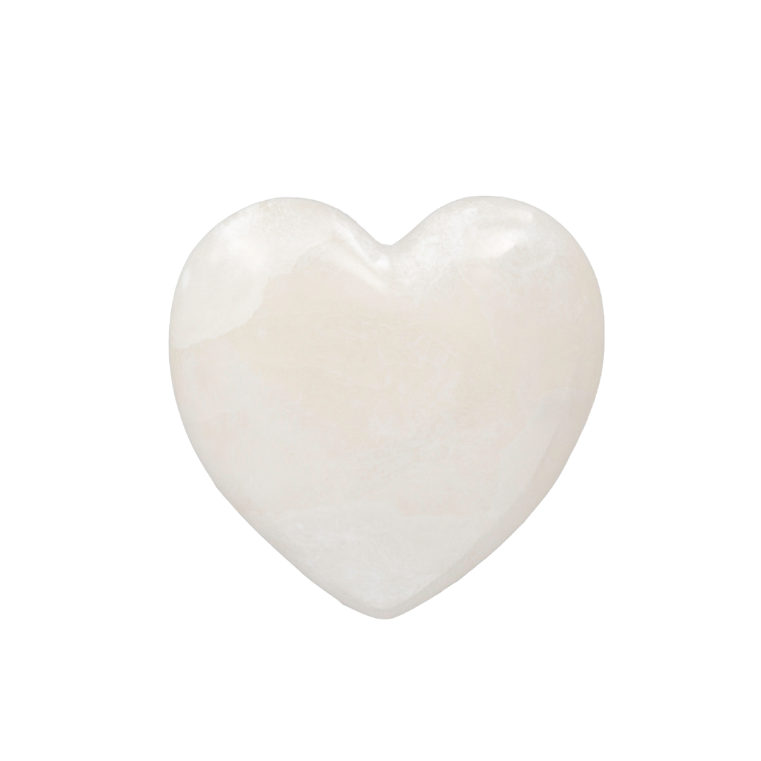 Alabaster Stone Heart L