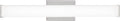 Lynn 25 Bath White Glass Satin Nickel LED 3000K 90 CRI90 cri 3000k 120v