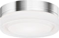 Cirque Small Flush Mount Small Chrome LED 3000K 90 CRI90 cri 3000k 120v-277v