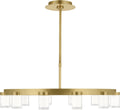 Esfera Medium Chandelier Natural Brass Integrated LED 2700K 90 CRI 277V