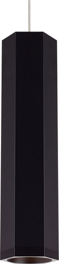 Blok Small Pendant | Matte Black and Satin Nickel |  FreeJack Bulb(s) Not Included