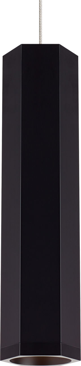 Blok Small Pendant | Matte Black and Satin Nickel |  FreeJack Bulb(s) Not Included