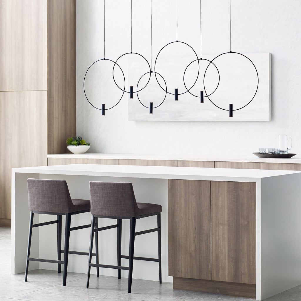 Mini Layla 13 Pendant | Nightshade Black | Aluminum Monopoint Bulb(s) Included