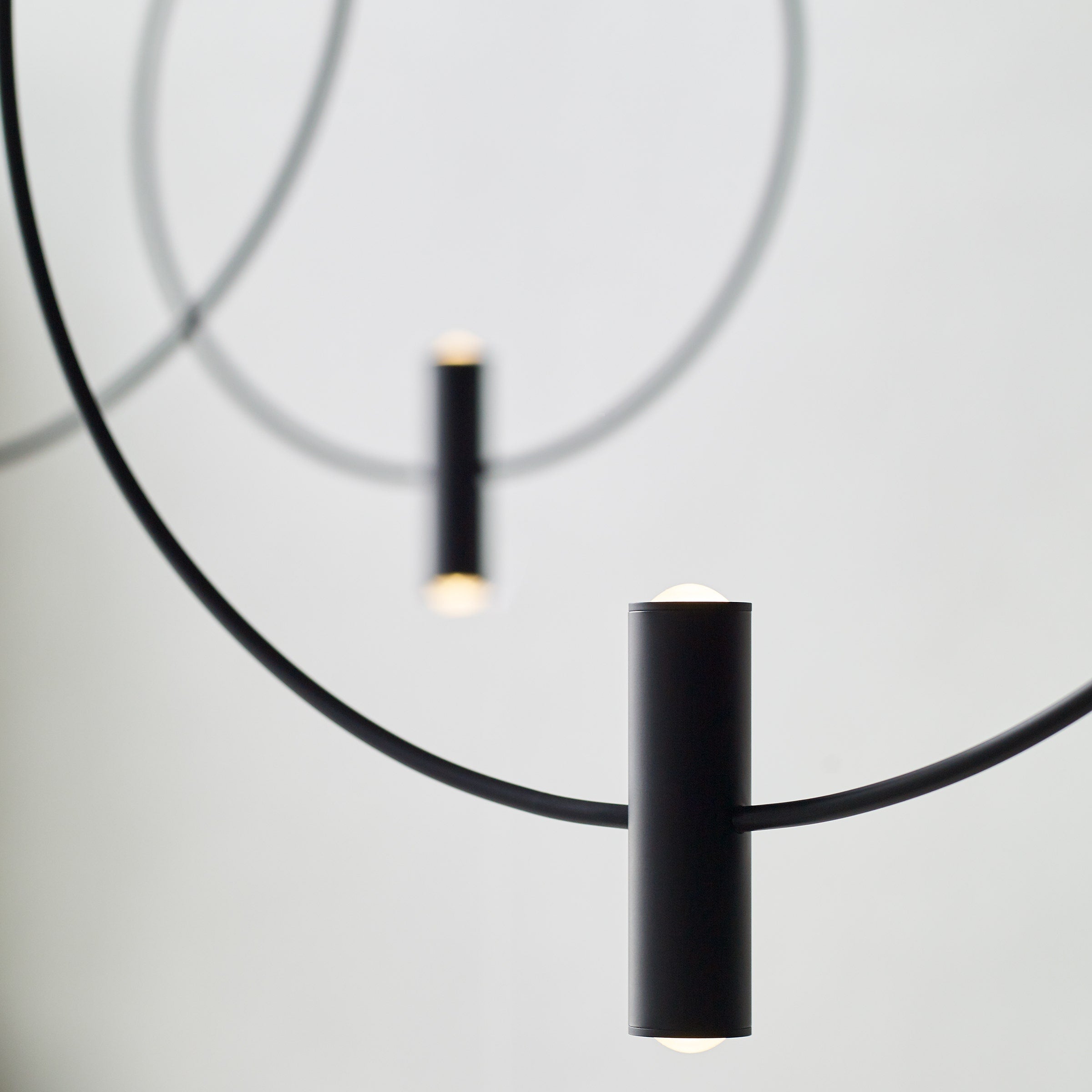 Layla Mini Large Pendant | Nightshade Black | Aluminum Monopoint Bulb(s) Included