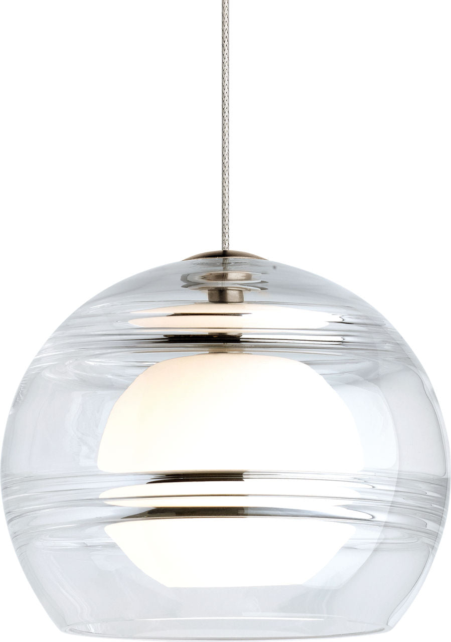Sedona Pendant | Satin Nickel | Clear FreeJack Bulb(s) Not Included