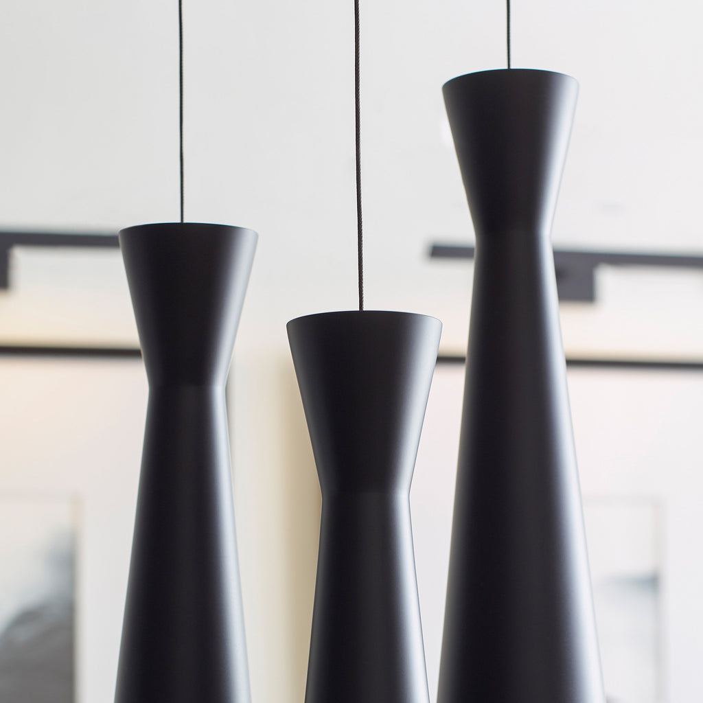 Windsor Pendant | Satin Nickel | Black Kable Lite Bulb(s) Not Included