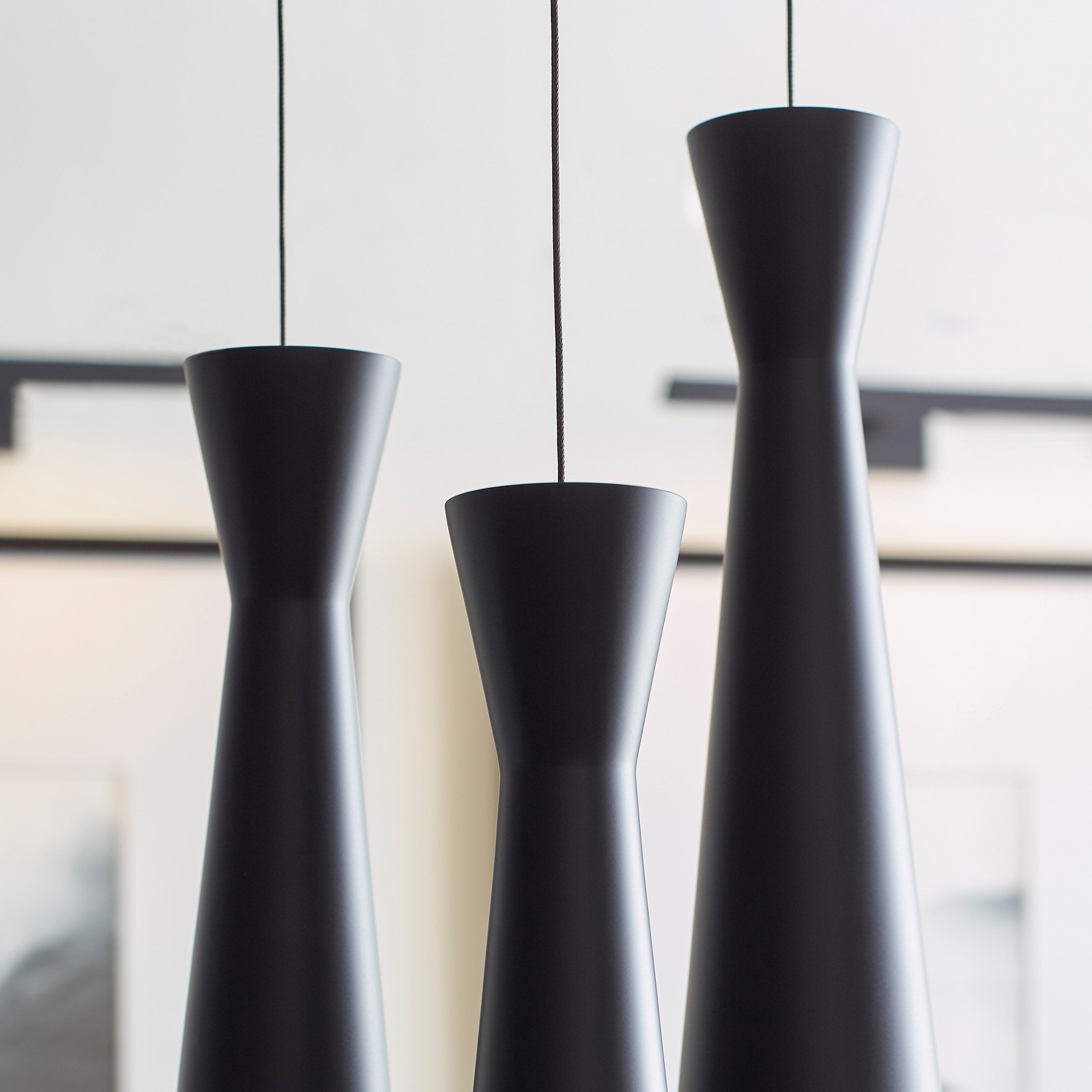 Windsor Pendant | Satin Nickel | Black Monopoint Bulb(s) Not Included