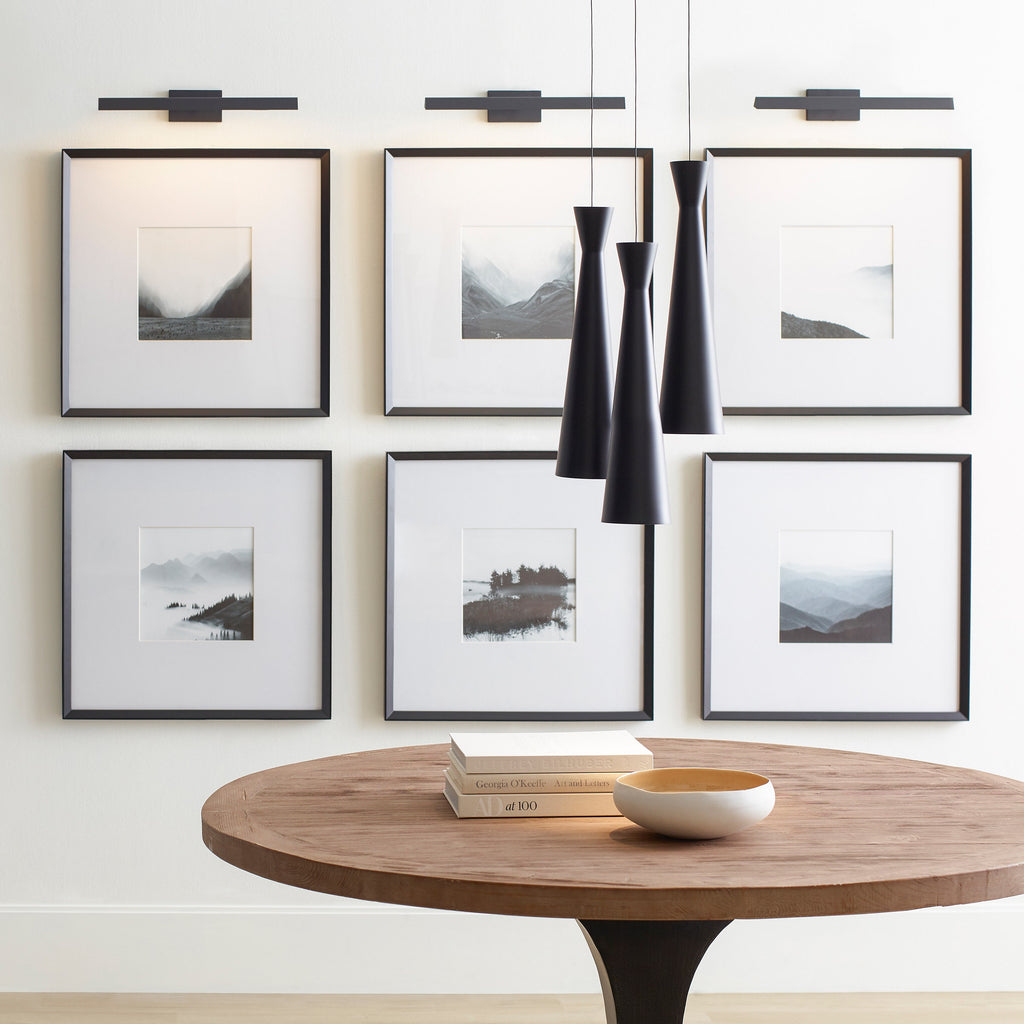Windsor Pendant | Satin Nickel | Black Monopoint Bulb(s) Not Included
