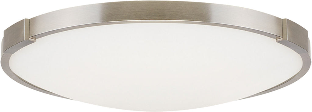 Lance 13 Flush Mount | Satin Nickel