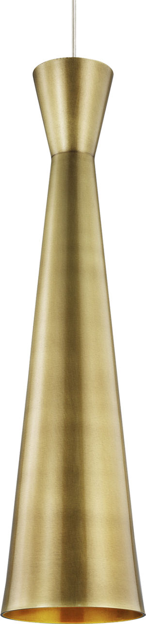 Windsor Pendant | Satin Nickel | Plated Brass Kable Lite Bulb(s) Not Included