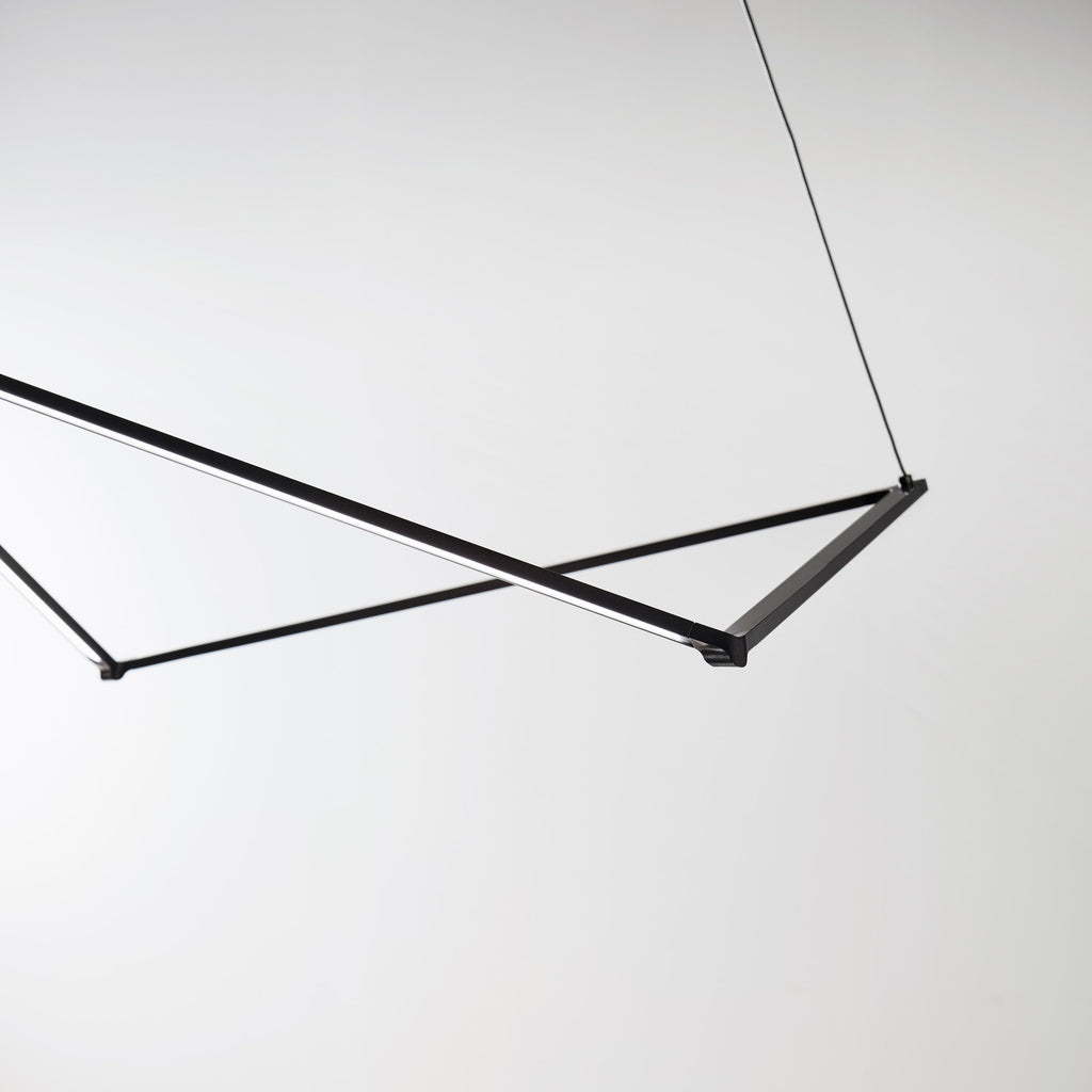 Balto Linear Suspension gunmetal LED 90 CRI 3000K 120V