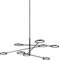 Spectica 8 Chandelier Acrylic Matte Black 3000K 90 CRI LED 3000K 277V