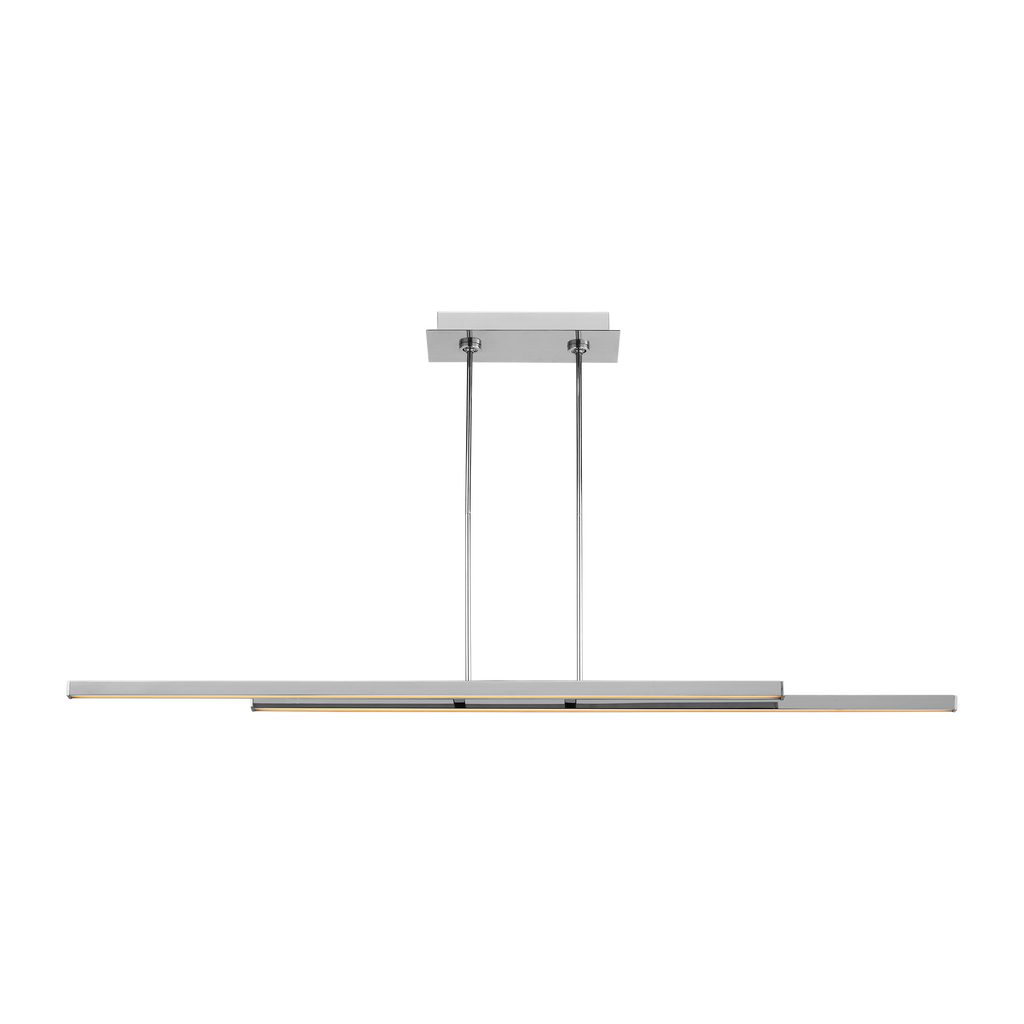 Stagger 2 60 Linear Suspension Polished stainless steel LED 2700K 90 CRI 120-277V