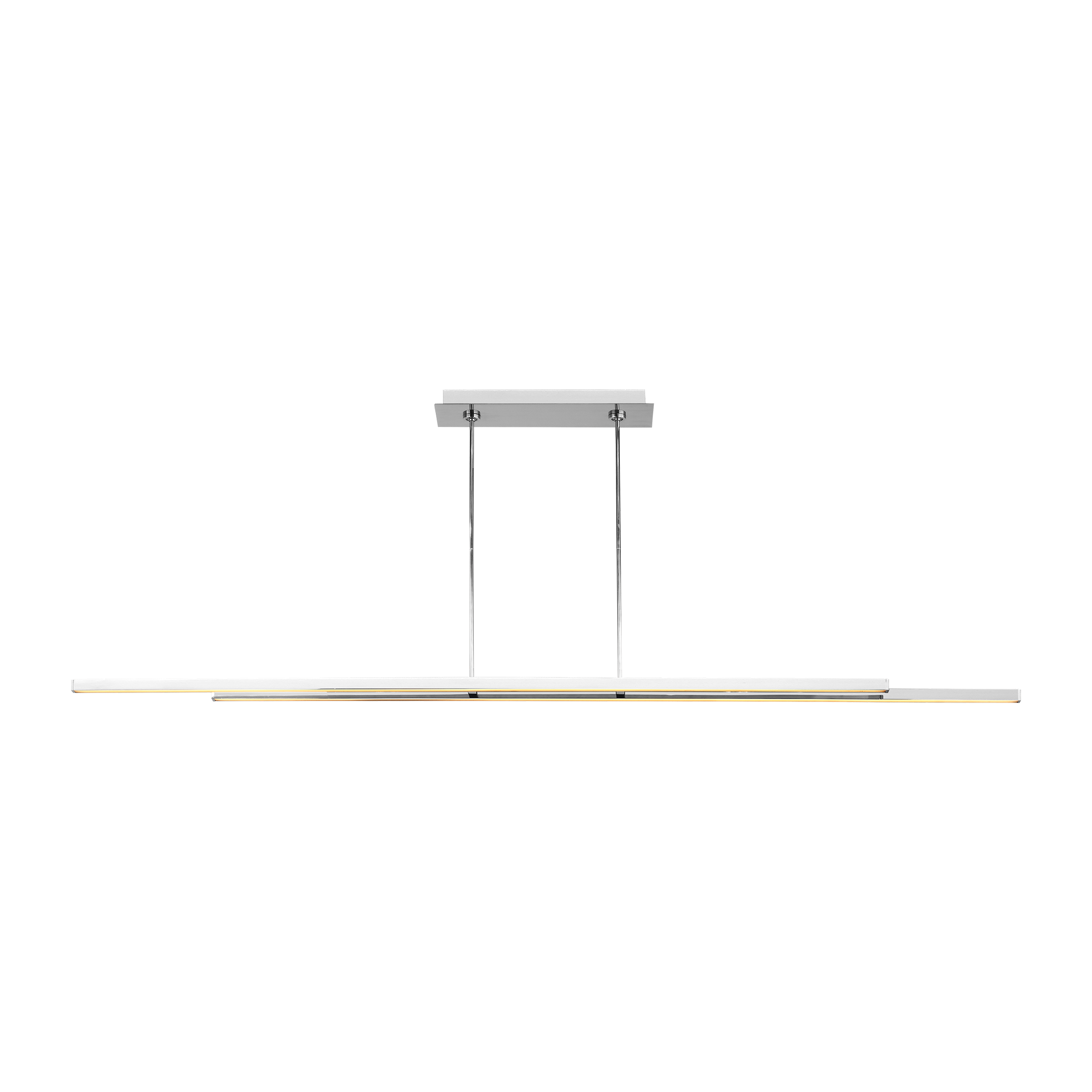 Stagger 2 84 Linear Suspension Polished stainless steel Integrated LED 2700K 90 CRI 120V