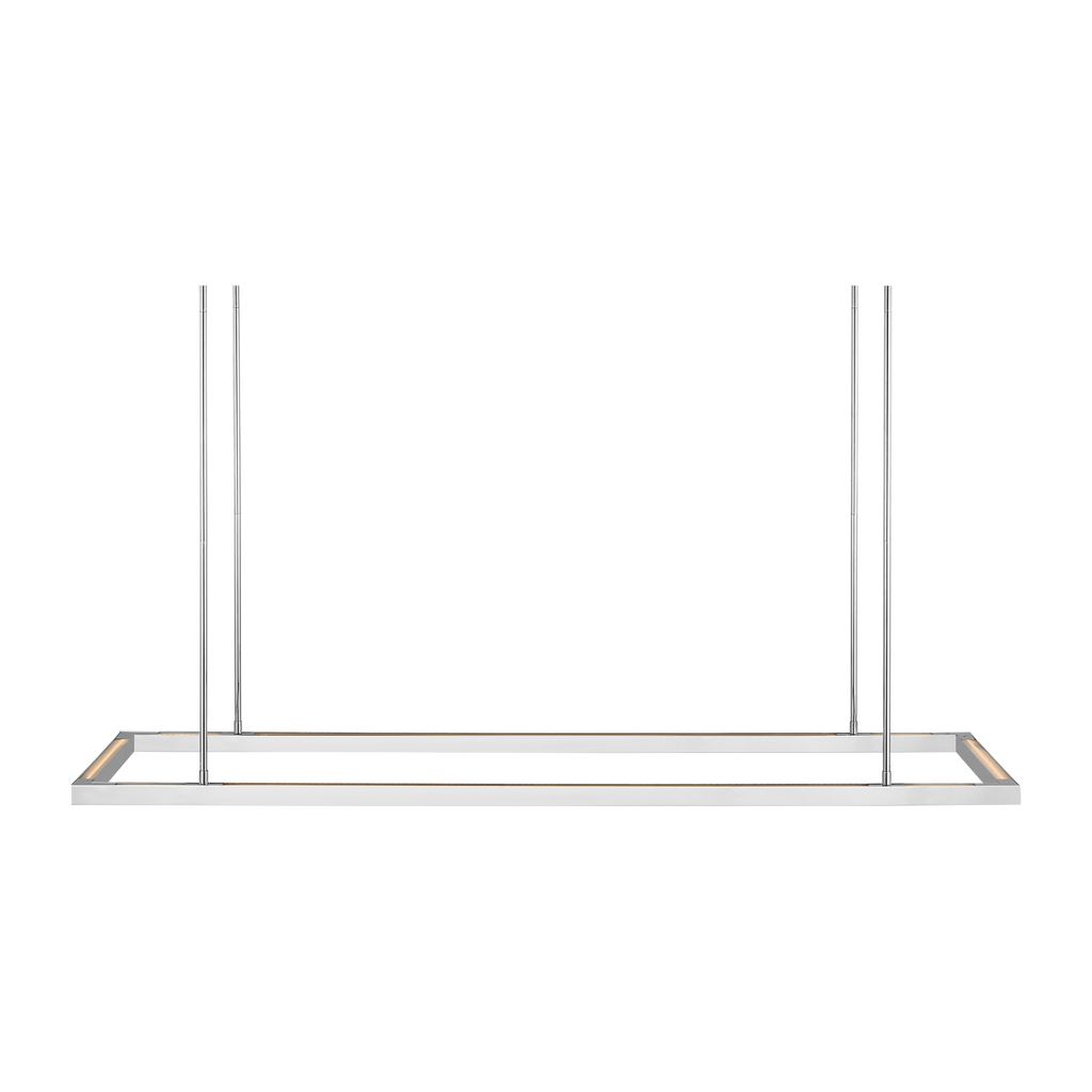 Stagger Halo 50 Linear Suspension Polished stainless steel LED 2700K 90 CRI 120-277V