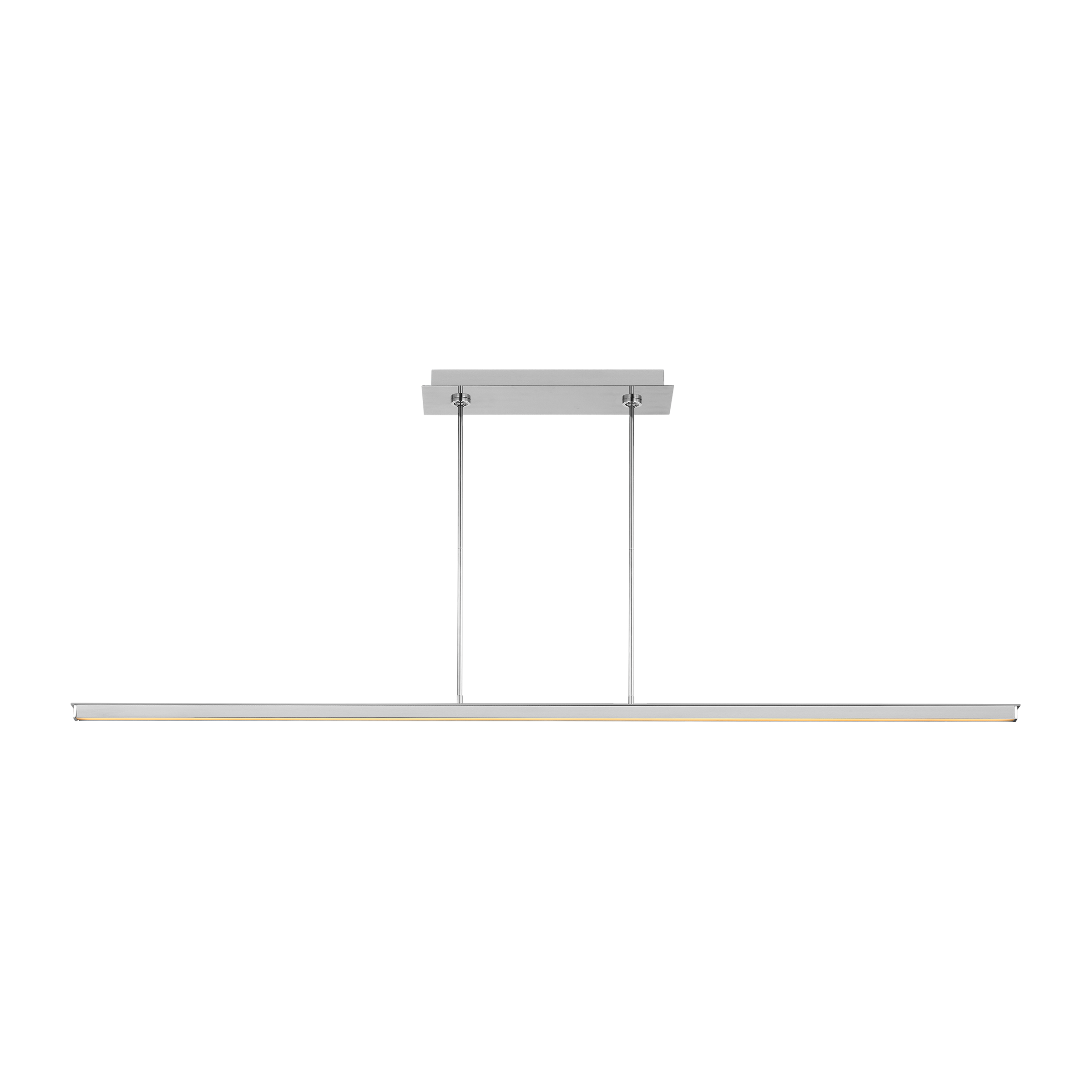 Stagger 72 Linear Suspension polished stainless steel 2700K 90 CRI integrated led 90 cri 2700k 120v-277v unv