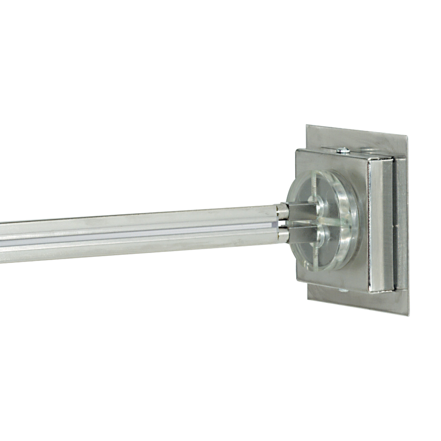 MonoRail 2" Square Direct-End Power Feed 2 | Satin Nickel