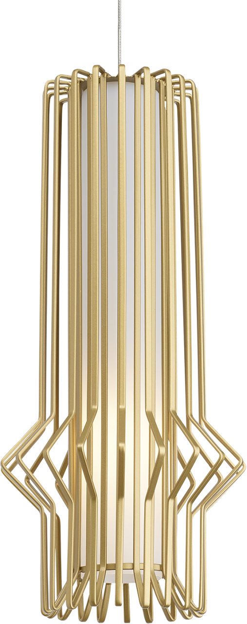 Syrma Mini Pendant | Satin Nickel | Satin Gold MonoRail Bulb(s) Not Included