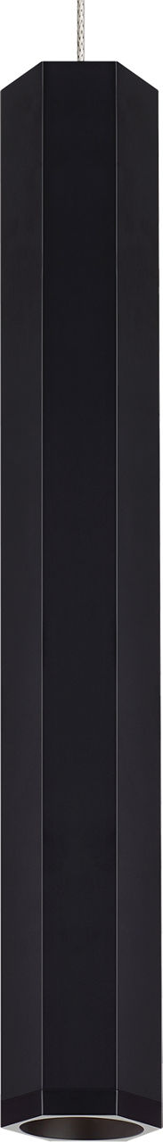 Blok Large Pendant | Matte Black and Satin Nickel |  Monopoint Bulb(s) Not Included