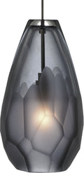 Briolette Pendant | Antique Bronze | Smoke glass Monopoint Bulb(s) Not Included