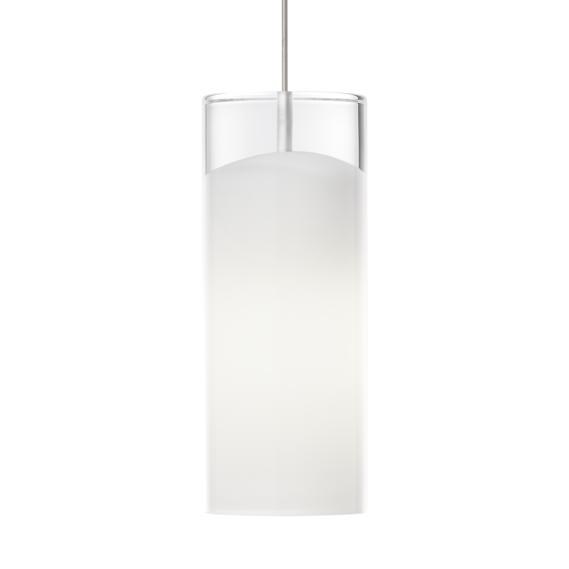 Horizon Pendant | Satin Nickel | Frost glass Monopoint Bulb(s) Not Included
