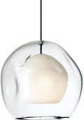 Mini Jasper Pendant | Antique Bronze | Clear glass Monopoint Bulb(s) Not Included
