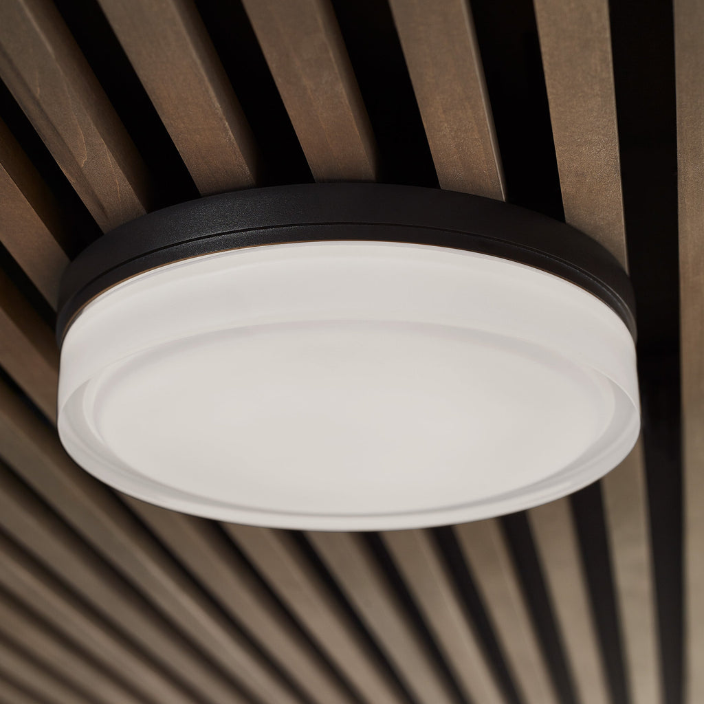 Cirque Large Outdoor Wall/Flush Mount Large Bronze 3000K 90 CRI