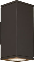 Tegel 12 Outdoor Wall | Black 3000K 36° Downlight None