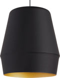 Allea Pendant | Black/gold Bulb Not Included