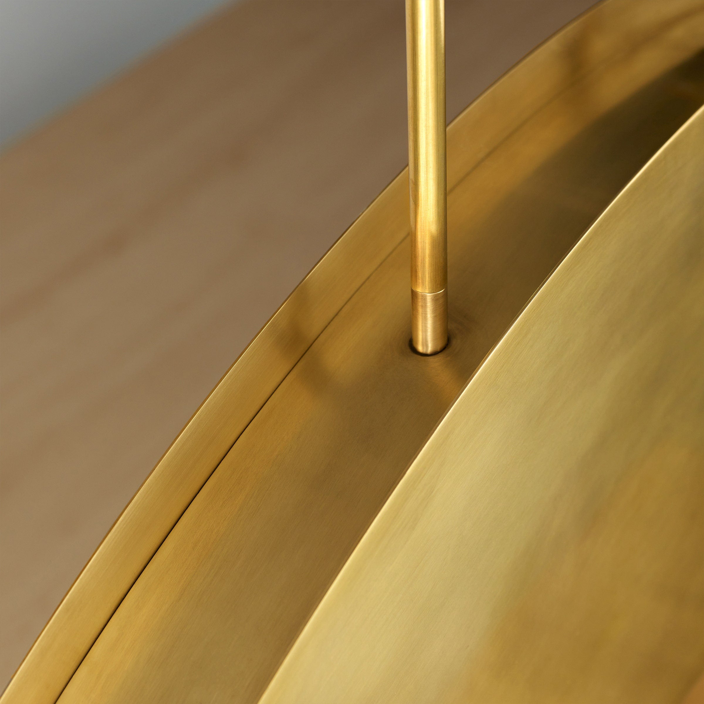 Bau 50 Linear Suspension Natural Brass 3000K 90 CRI integrated led 90 cri 3000k 120v