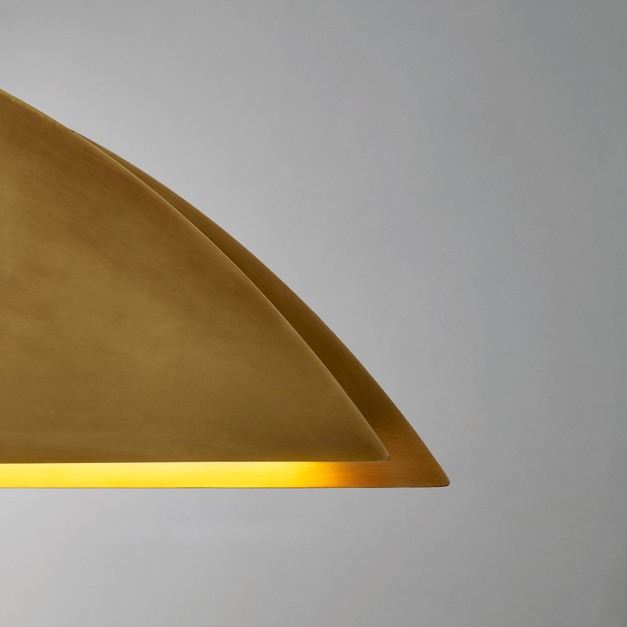 Bau 50 Linear Suspension Natural Brass 3000K 90 CRI integrated led 90 cri 3000k 120v