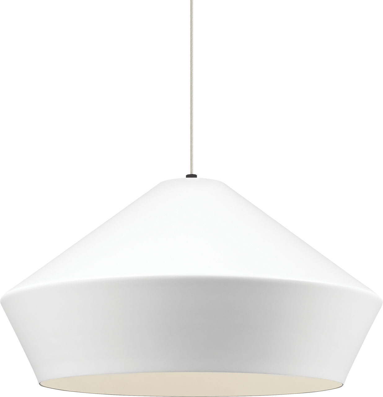 Brummel Grande Pendant | Black | White Bulb(s) Not Included