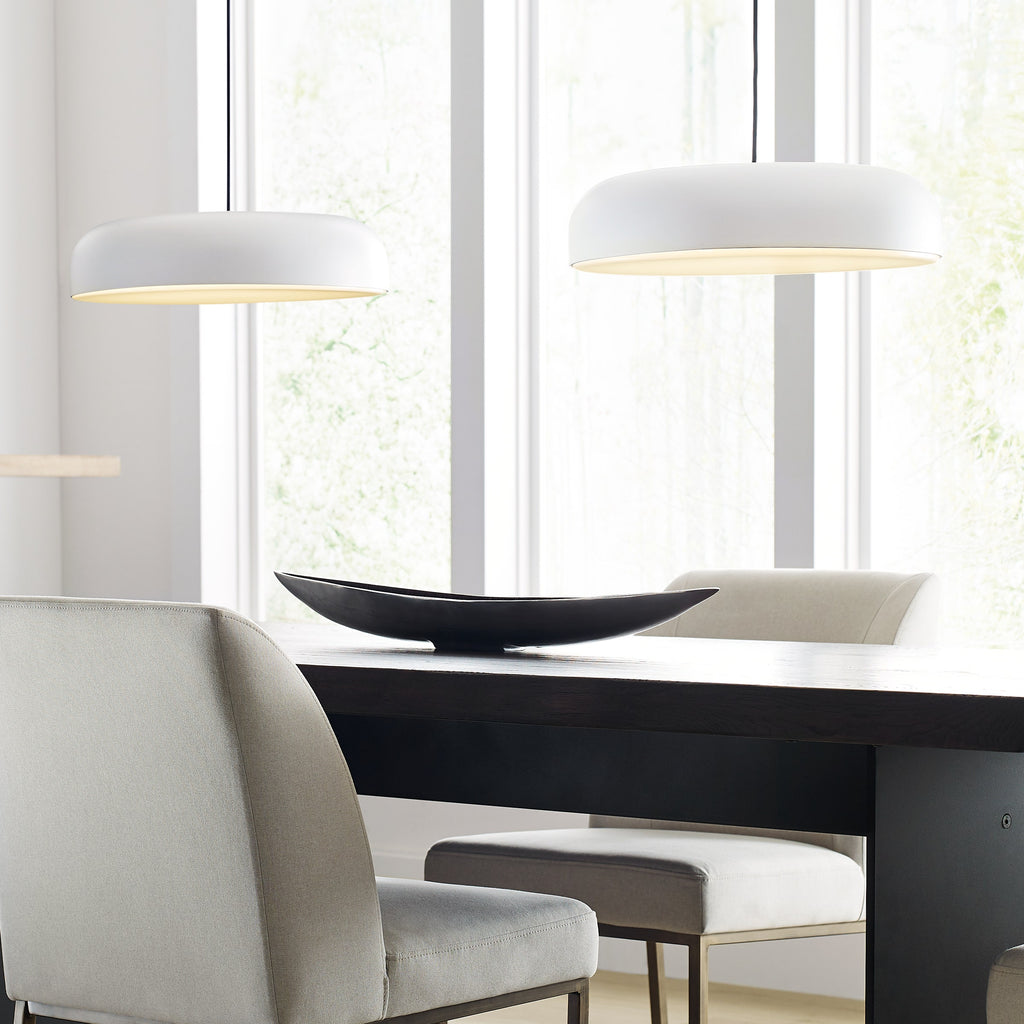Kosa 18 Pendant matte White 3000K 90 CRI integrated led 90 cri 3000k 120v-277v unv