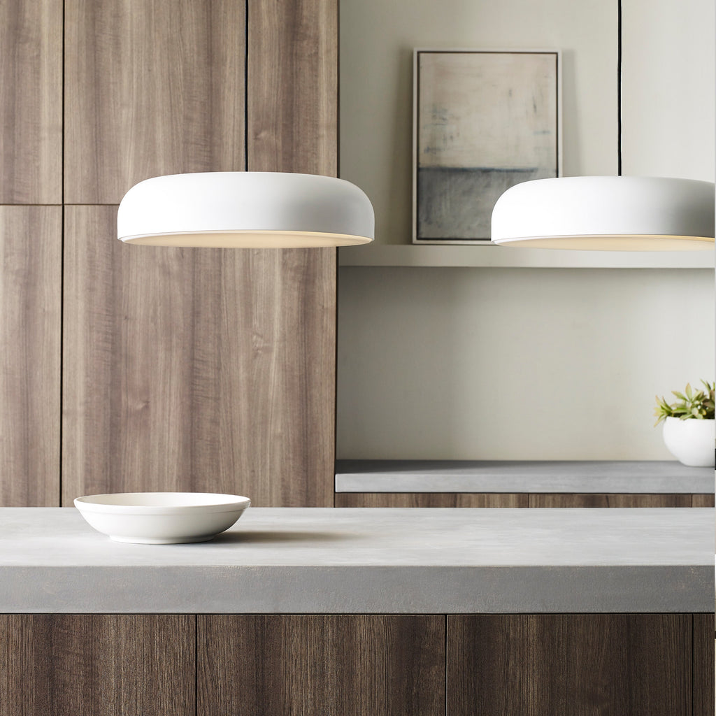 Kosa 18 Pendant matte White 3000K 90 CRI integrated led 90 cri 3000k 120v-277v unv