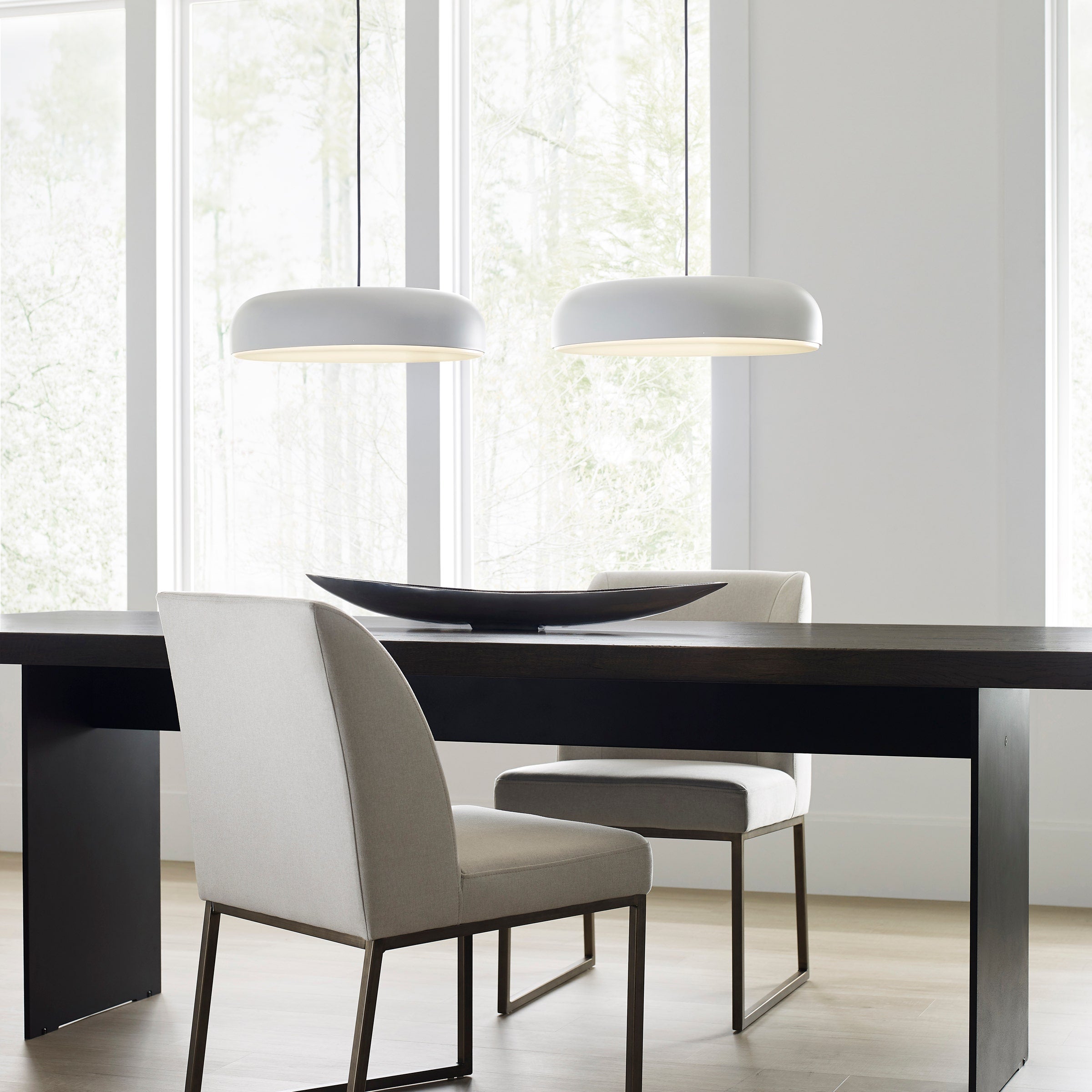 Kosa 18 Pendant matte White 3000K 90 CRI integrated led 90 cri 3000k 120v-277v unv