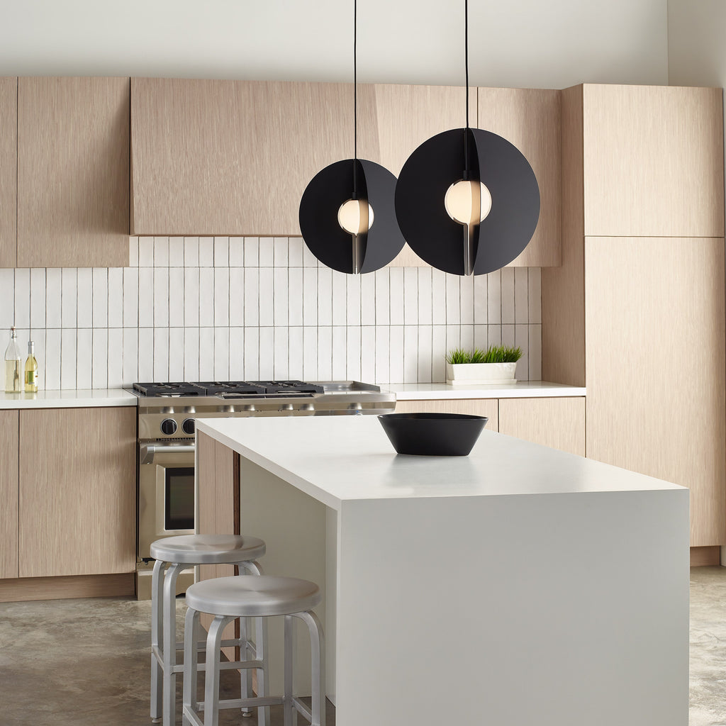 Orbel Round Pendant Matte Black 3000K 90 CRI bi-pin g9 led 90 cri 3000k 120v