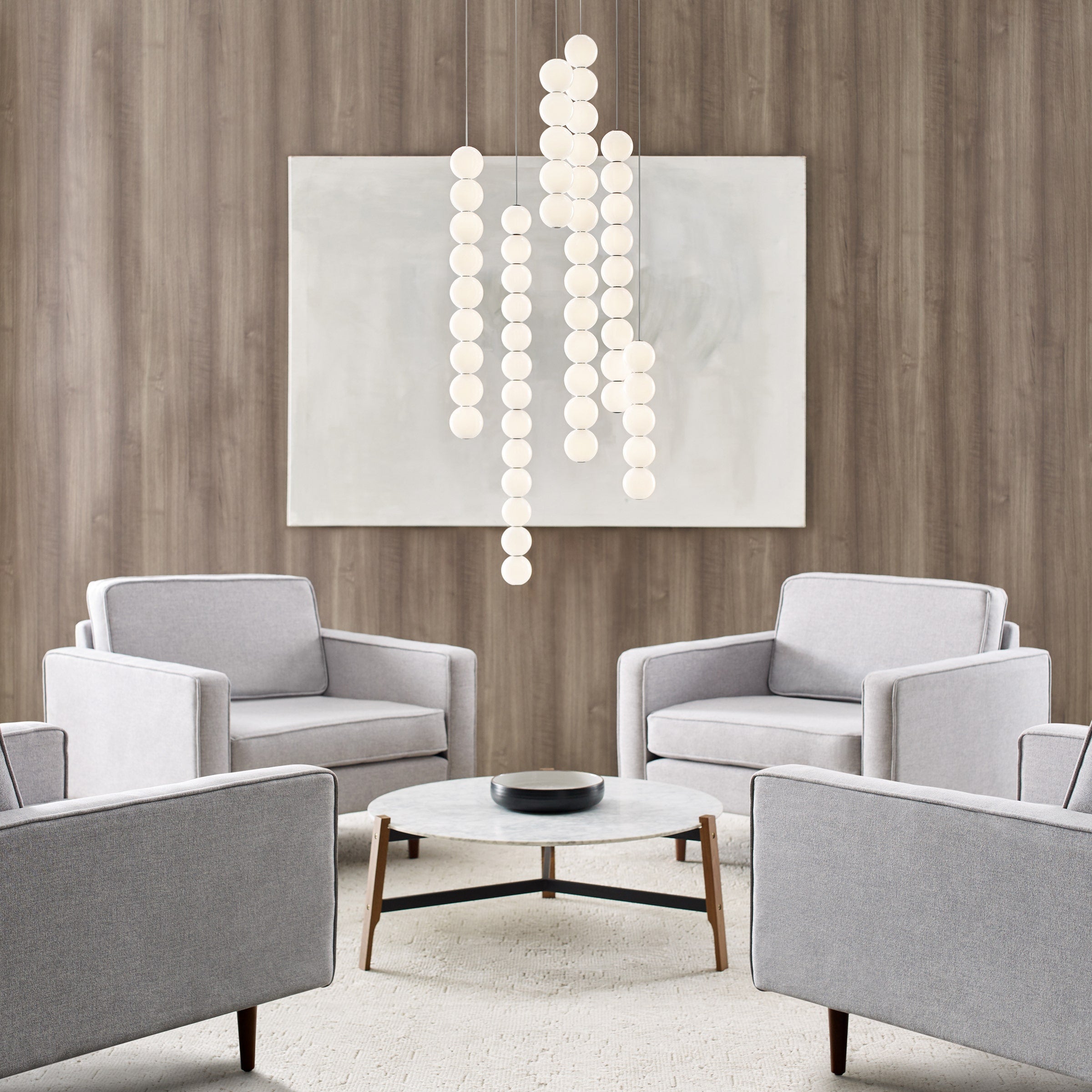 Orbet 13-Light Pendant 13-Light polished nickel 2700K 90 CRI integrated led 90 cri 2700k 120v-277v unv