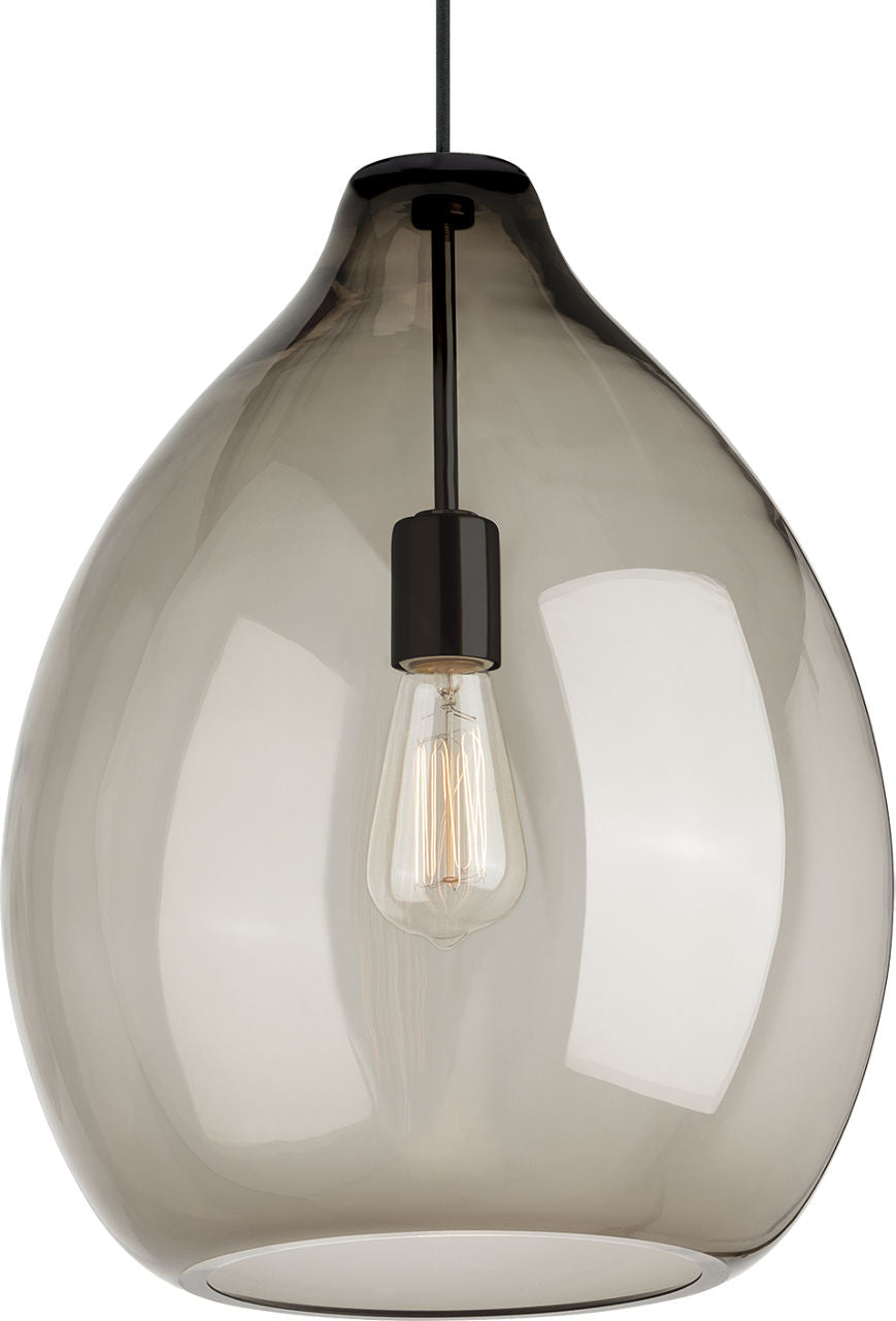 Quinton Pendant | Smoke Black Bulb Not Included
