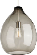 Quinton Pendant Smoke Satin Nickel 2700K 90 CRI st19 led 90 cri 2700k 120v (t24)