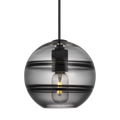 Sedona Medium Pendant Transparent Smoke Nightshade Black T14 LED 90 CRI 2700K 120V
